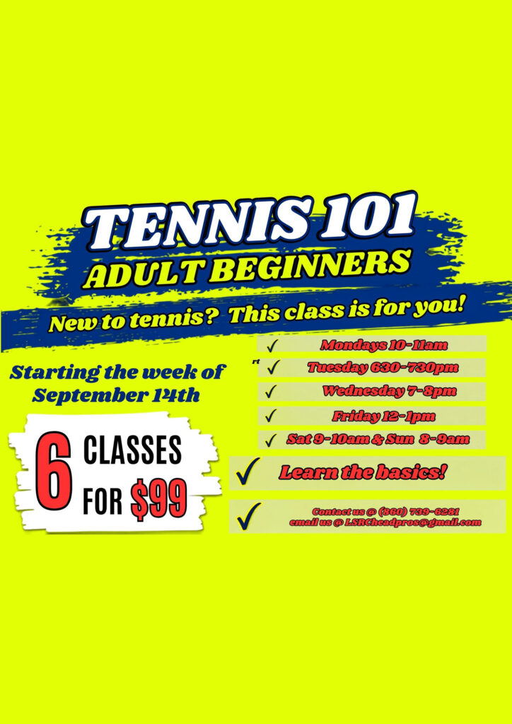 Tennis 101 Adult Beginners